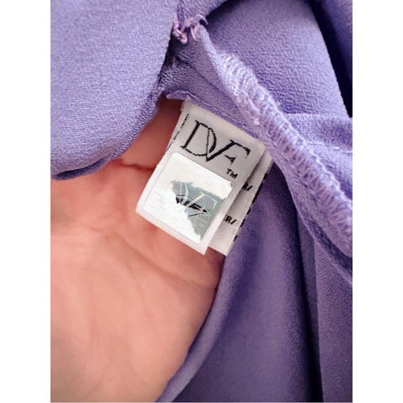 Diane Von Furstenberg DVF liluye dress Size 0 Color Frees (Periwinkle) Gown - Picture 7 of 10